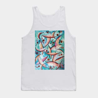 Watercolor Blue Tank Top